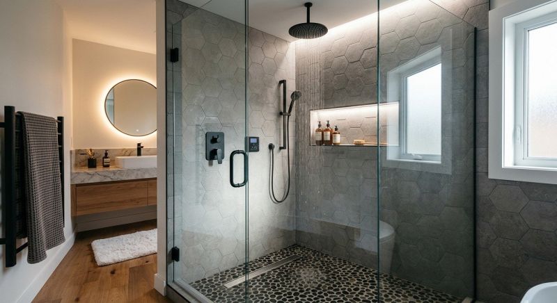 Granite Shower Installation in Jasper, GA